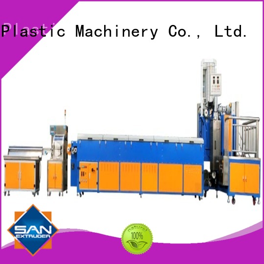 SAN cutting extruder design lineφ50φ75 for workshop