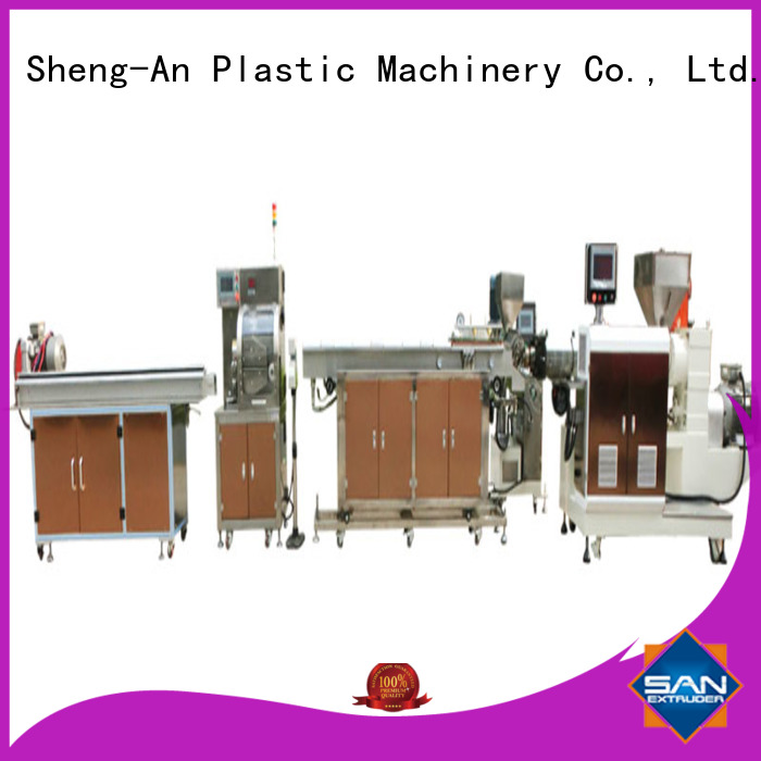 SAN durable infusion tube extruder design for workshop