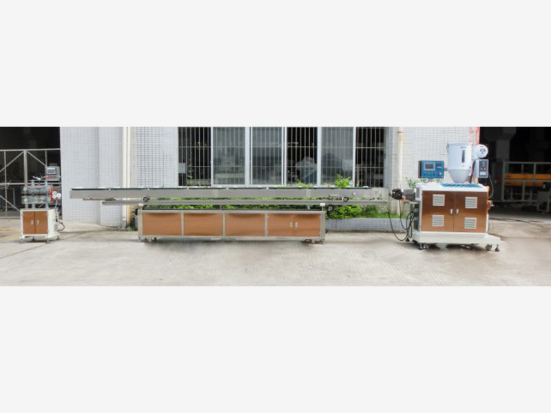 High speed precision tube single screw extrusion line