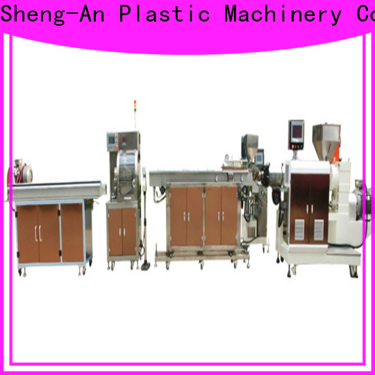 SAN conical twin screw extruder with good price for workshop