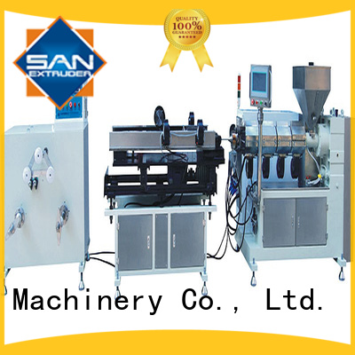SAN cutting Corrugated pipe extrusion line personalized for industry