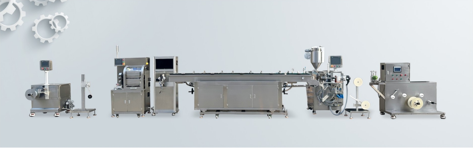 Contrast Catheter Precision Extrusion Line (Composite Braiding)